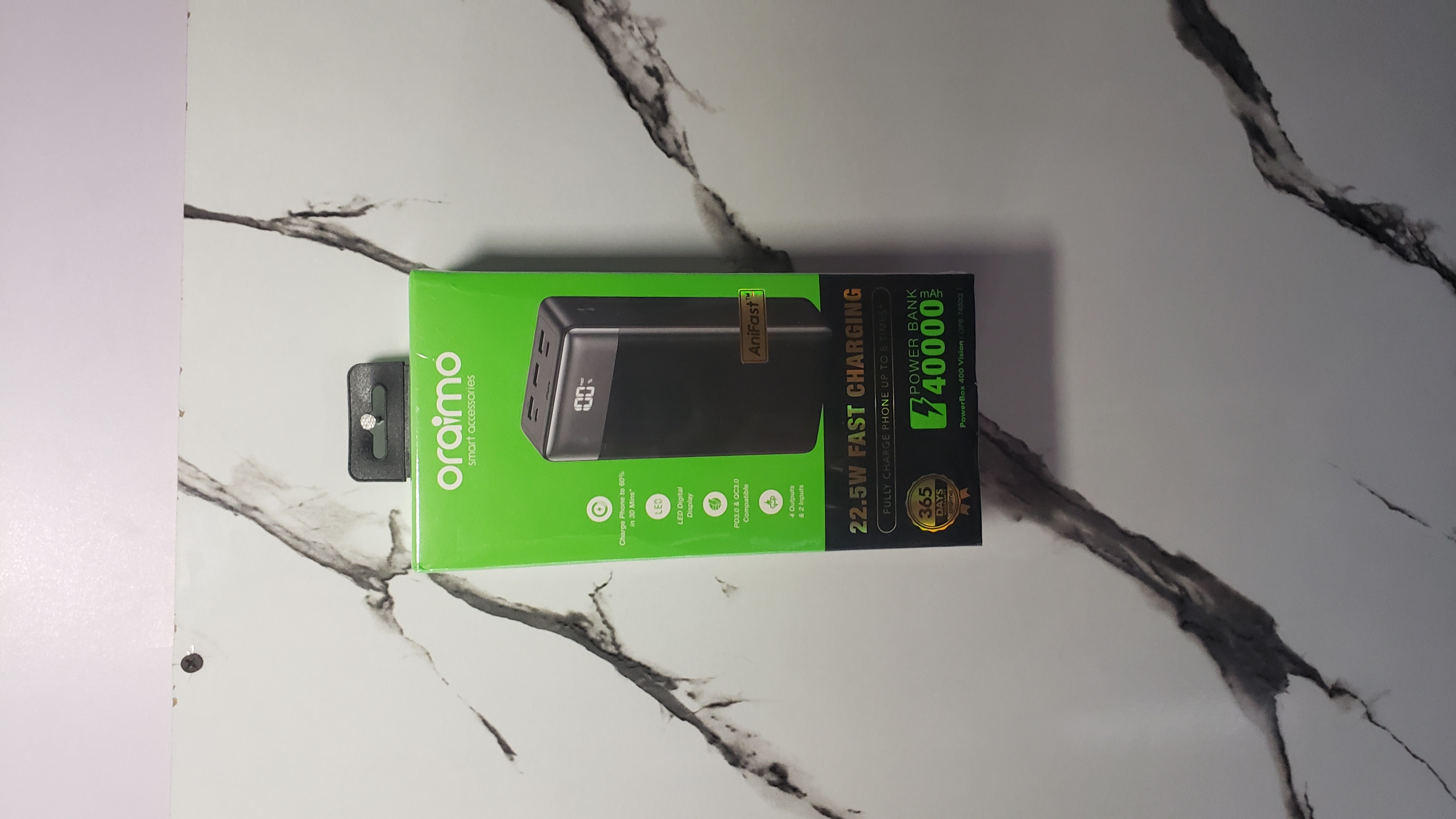 Oraimo 40000mah 22.5w fast charging  powerbank 