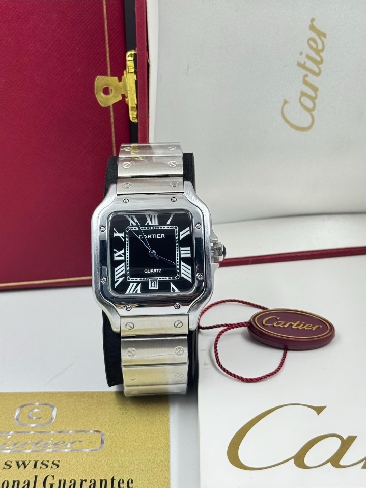 CARTIER STEEL WRISTS WATCH