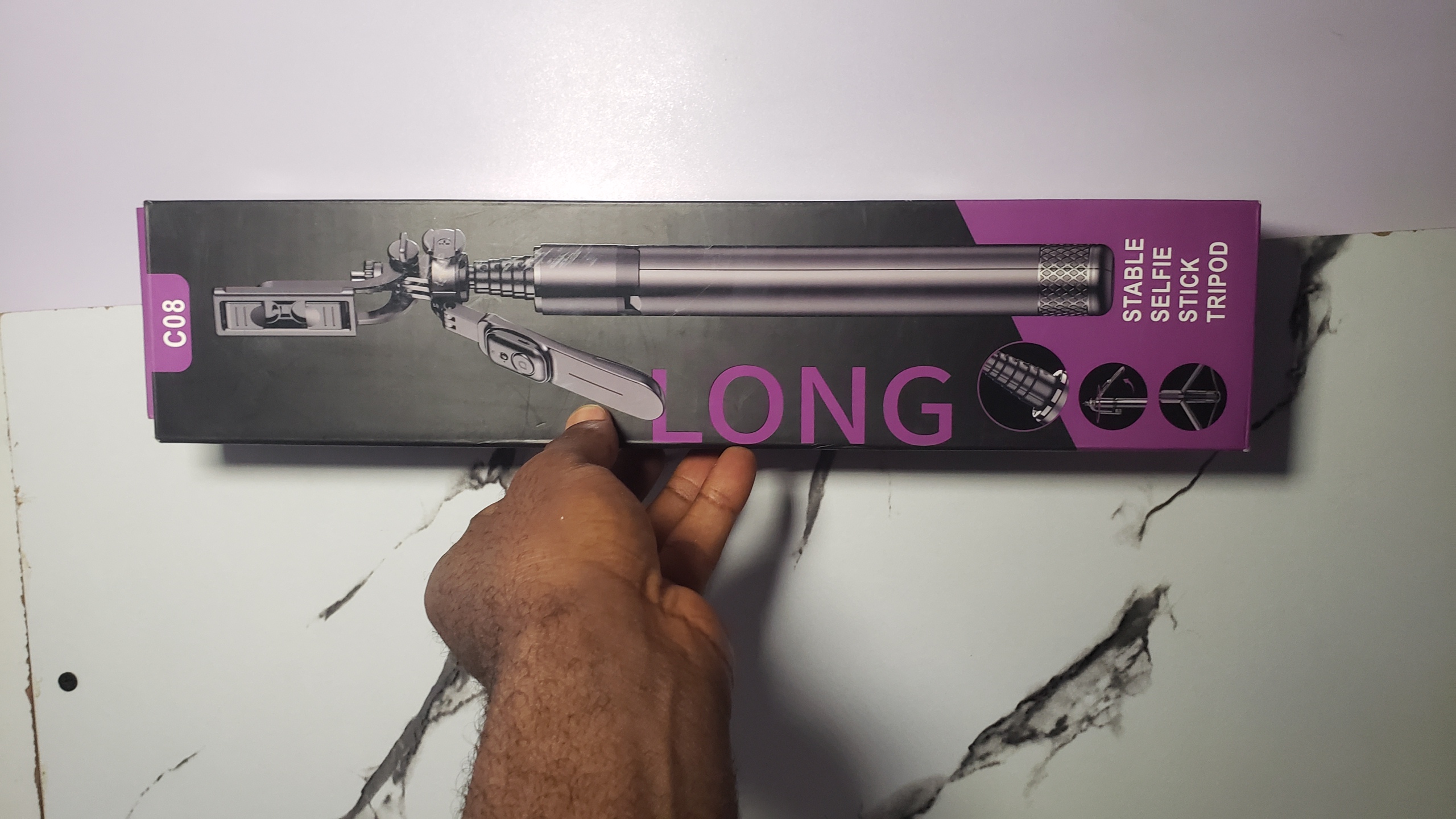 Stable selfie stick tripod