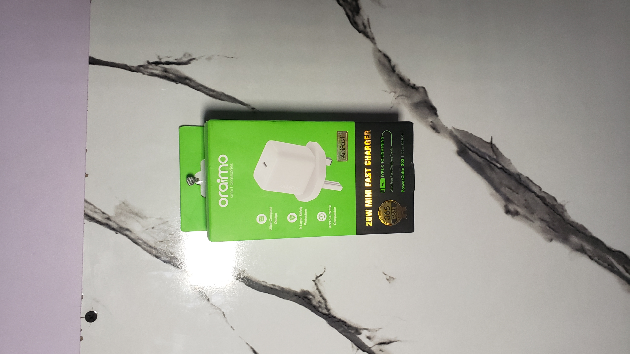 Oramo 20w mini fast charging charger
